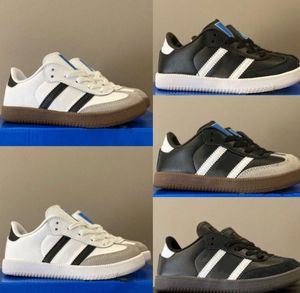 Sambas Lässige Kinderschuhe Laufen Jungen Turnschuhe Vegans Gazelles Kinder Jugend Big Kid Gum Schuh Kleinkinder Preshcool Runner Trainer Schwarz 88ess