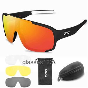 2024..Sunglasses Eyewear POC do Blade 4 Lens Set Mtb Cycling Glasses Men Women Cykelcykelglasögon Utomhus Sport Solglasögon UV400 Eyewear 293W 0SEI