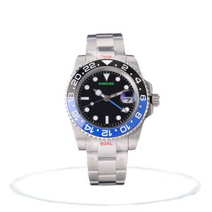 Factory Men Watch 904L Steel ETA2813 Automatiska maskiner Mens Ceramic Bezel Luminous Calender Sapphire 40mm Watches Diver Fashion Waterproof AAA armbandsur