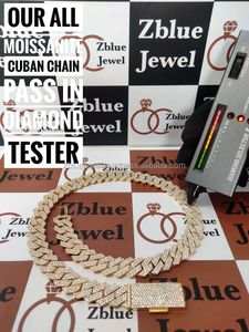 Etsy Alibaba Indian 2024 Top -Verkäufer -Lieferanten Hersteller Großhändler Exporteur Hochwertige VVS Moissanite Diamond Cuban Kette