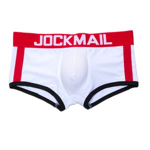 Marka erkekler boksör seksi iç çamaşırı şort erkek giyim boksörleri jm403