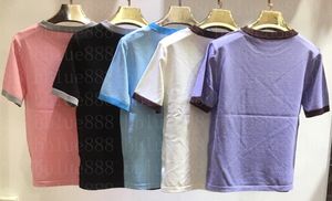 24 Camiseta feminina T-shitt Top T-shirt Idade Impressa Reduzindo a versátil T-camisa