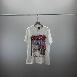 T-Shirts Men Designer White T Shirt Casual Fashion Loose Short T-shirt Men Women Street Clothes Q48