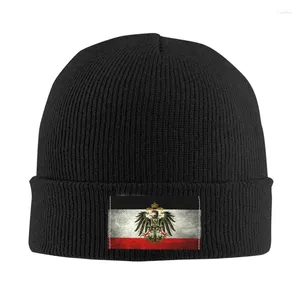 Berets Império Alemão Bandeira Alemanha Bonnet Chapéus Cool Chapéu De Malha Para Homens Mulheres Inverno Quente Skullies Beanies Caps