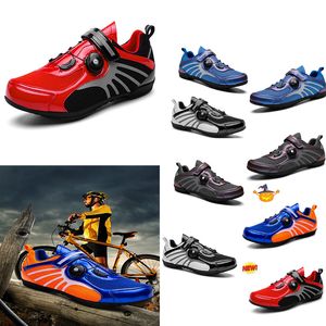 Designer Cycling Shoes Men Sports Dirt Road Bike Shoes Flat Speed ​​Cycling Sneakers Flats Mountain Bicycle Footwear Anpassa Snowboaringg Gai