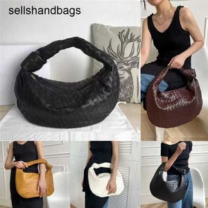 Bottegvenetas Jodie Bags Designer Bags Round Bottom Woven Sheep Leather Tote Napa Sheepskin Premium Knotted UnderArm Hobo Arc Mini Handbag Womens ha rj