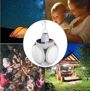 Solar LED Torch USB Rechargeable Night Light Outdoor Camping Lamp Emergency Lights Portable Searchlights Great Lantern Bulb8616237