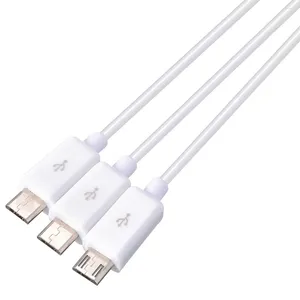 1PC USB 2.0 MĘŻCZYZNA do 3 mikro kabel do ładowania telefonu o długości 1 mlnoty/3 stóp transmisji danych komórkowych