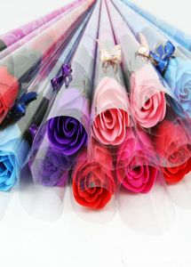 Red Fushia Blue Color Flower Rose Flower Mother039s Day Gifts 30pcslot Regalo di nozze per gli amici Prodotti per le vacanze Valent3750216