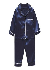 Criança bebê meninos primavera outono manga longa sólida tops calças pijamas crianças moda confortável pijamas roupas 307z6903745