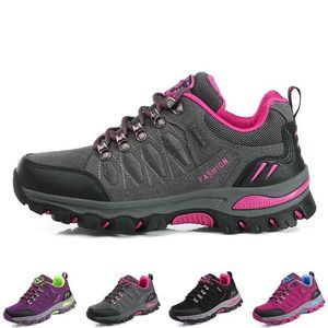 Scarpe da esterno Sandali Stivali da trekking professionali Donna 2023 Stivali da esterno Donna Scarpe da trekking da montagna in pelle da donna Taglia grande 42 Spedizione gratuita YQ240301