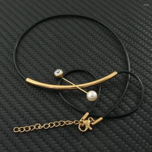 Collana Orecchini Set Moda Acciaio Inossidabile Per Donna Ciondolo Color Oro E SDNZCABA