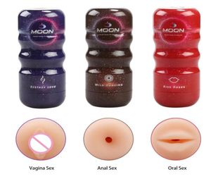 Vibrerande Masturbator Automatisk kraftfull sugande Masturbation Cup Anal Vagina Realistic Pocket Pussys Male Sexy Toys For Men9962640