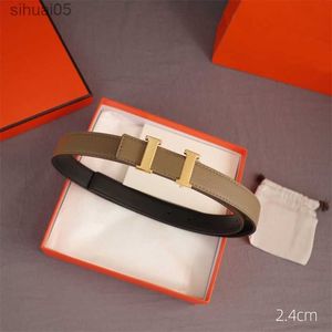 Belts Designer Belt Luxury Belts 2.4 Cm Belts Buckle 240305