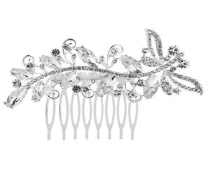 FEIS Loch Kristall Libelle Hosre Auge Haar gekämmt romantisch Braut Blumen Kopfschmuck Haarschmuck für Braut Hochzeit6777209