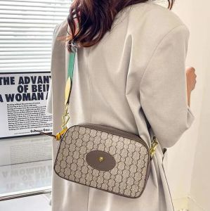 Designer de luxo marca moda ombro câmera sacos bolsas de alta qualidade mulheres correntes carta bolsa telefone saco carteira temperamento vintage cros