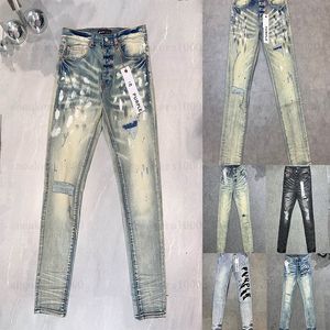 lila jeans stora storlek 40 män kvinnor purplar märke jeans designer raka byxor streetwear denim byxor mans mode multicolour punk byxa mens hiphop jeans amirs