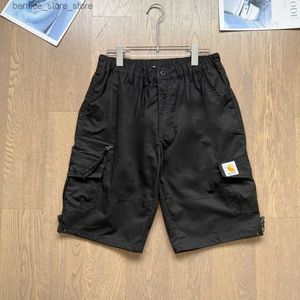 Men's Shorts High version cargo Pants mens shorts Carhart designer pants embroidery loose short swatpants mens summer Shorts Q240305