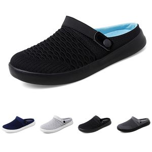 Slippers for men women Solid color hots low soft black whites Blanched Almonds Multi walking mens womens shoes trainers GAI