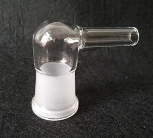 14 mm 18 mm 19 mm Glass Vapor Adapter Kobieta lub mężczyzna 90 stopni duży wąż w stężeniu zz