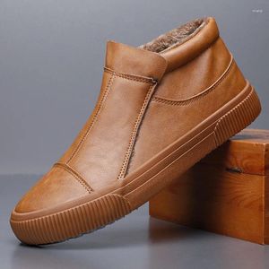 115 Warme Herren-Freizeitschuhe aus Baumwolle für Herbst/Winter mit Fell innen 21340 396 255