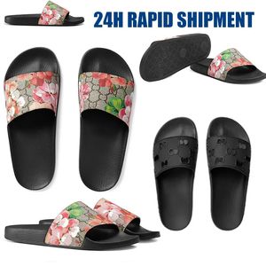 designer slides sandals women geranium men sandal Strawberry tory shoes Striped Beach luxury New Rubber outdoor Floral Slide beach men women Slides slipper sandals