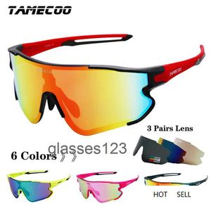 2024..Tamecoo UV400 Велосипедные очки Спортивные солнцезащитные очки Поляризованные велосипедные очки для мужчин LZZK