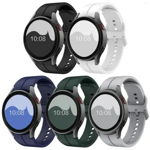 Watch Bands Sports Silicone Strap For Samsung Galaxy 5/4 44mm 40mm 4 Classic 46mm 42mm Bracelet 5 Pro 45mm Band