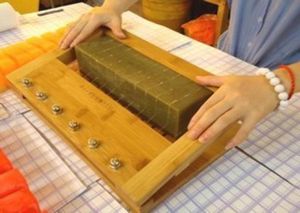 XZN002 taglierina per sapone artigianale in bambù di NUOVA generazione 11 pezzi strumento per sapone fatto a mano facile e veloce una volta 1pz vendita al dettaglio73927528507668