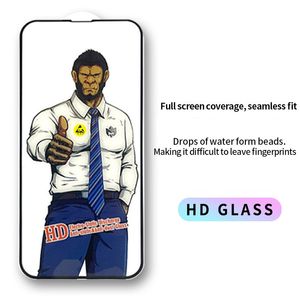 Premium HD Tempered Glass Film For IPHONE 15 14 13 12 11 Pro Max 13Mini XS MAX XR 15Plus Full Coverage Screen Protector 2.5D Edge Anti-Burst