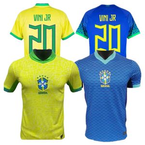 Футбольные майки Бразилии 2024 Camiseta de futbol PAQUETA RAPHINHA, майки MARQUINHOS VINI JR, Бразилия RICHARLISON, МУЖСКАЯ ДЕТСКАЯ футболка НЕЙМАРА 2024/25