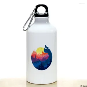 Water Bottles MOUNTAINOUS Sport Bottle With Carabiner Gifts 17oz