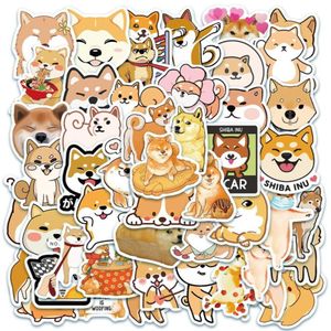 50 pçs lote adorável dos desenhos animados bonito cão adesivos para crianças brinquedos à prova dwaterproof água adesivo para notebook skate portátil bagagem carro de1609974