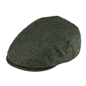 Voboom Wool Tweed Herringbone Irish Cap Men Kobiety Beret Cabbie Hat Golf Ivy Flat Hats Green Black Yellow 200284J