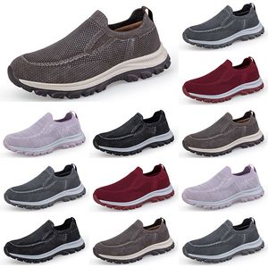 Nova primavera e verão sapatos para idosos sapatos de caminhada de um passo masculino sola macia sapatos casuais gai sapatos de caminhada femininos 39-44 21 tendências