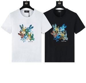 Mens T -shirt modedesigner Rogue Rabbit Print Kort ärm Skalle Rabbit Casual Tshirt Summer Breattable Par Model High Qual9505395