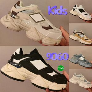 New 9060s kids low running shoes boy 9060 girl sneaker flat trainers white black pink blue green designer sneakers boys sports trainer girls kid shoe EUR 36-37