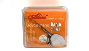 10 uppsättningar Alice AJ0405 45String Banjo Strings rostfritt stålbelagd kopparlegering Sårsträngar HELS2339968