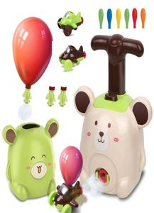 Новый инерционный летающий воздушный шар с ракетной установкой, мультяшный воздушный шар, автомобиль-головоломка, игрушка для научных экспериментов, игрушка для детей, подарок L4273363