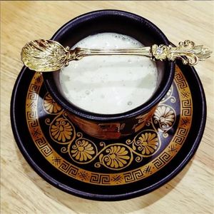 コーヒースクープアイリスレトロスプーンアイスクリームデザートアラビアスタイルティーミキシングキッチンガジェット食器スプーン