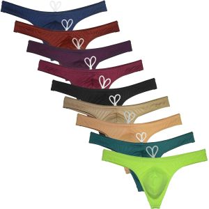 Badkläder män badkläder bikini solid bikini simning thong baddräkt het tback låg vänta tätt