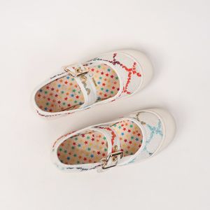 Spring And Summer New Girls' Casual Shoes Chinese Style Embroidery Craft Women's Single Shoes