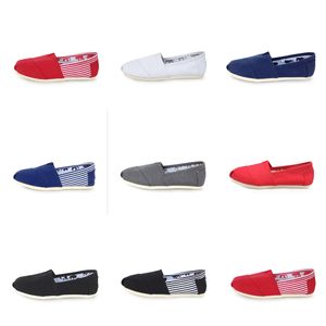 women men GAI casual shoes grey white blue red breathable Light Weight blacklifestyle walking sneakers canvas shoes Four