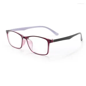 Óculos de sol quadros 54mm ultra leve tr quadro completo óculos quadrados para homens e mulheres anti azul prescrição 3117