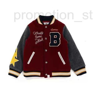 Herrjackor designer ytterkläder män jacka sportjackor lösa varsity bapes flocking läder långa ärmar baseball kappa enhetliga enstaka bröst varma rockar