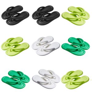 Ny produkt Summer tofflor designer för kvinnor skor vit svart grön bekväm flip flopp tofflare sandaler mode-09 kvinnor platt glider gai utomhus