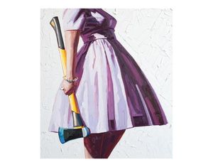 Kelly Reemtsen Axe Oil Painting Poster Print Home Decor Framed Or Unframed Popaper Material22367692634