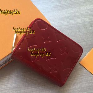 Plånböcker Kvinnor Luxurys designers korthållare Patent läder sadel lyxväskor plånböcker färg blomma väska äkta läder damer resor plånböcker 2024