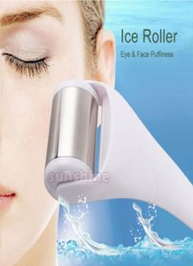 Novo Mini Cabeça Inoxidável Pele Fresca Rolo de Gelo Rosto Corpo Massageador Rolo Rugas Faciais Olhos Inchados Gelo Frio Derma Rolo Therapy7350979