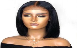 Bythair Human Short Bob Hair Lace Wigs Peruvian Human Hair Lace Wigs Baby Hairs Pre Plucked Natural Hairline Lace Front Wigs Bleac2617425